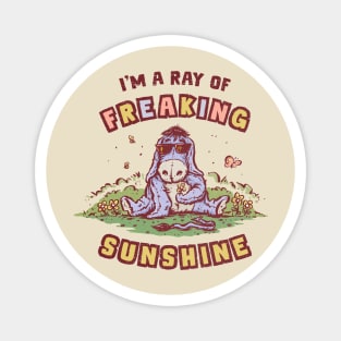 A Ray Of Freaking Sunshine Magnet